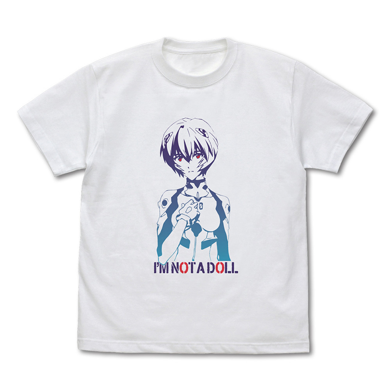 エヴァンゲリオン 綾波レイグラデーションTシャツ/WHITE（COSPA）(S