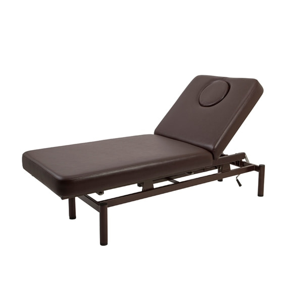 手動昇降リクライニングベッドDX ダークブラウン（オメガ式・フェイス