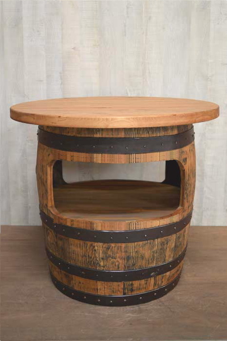 樽ラック付きダイニングテーブルの通販・販売 － 木製雑貨の専門店F-RAISE