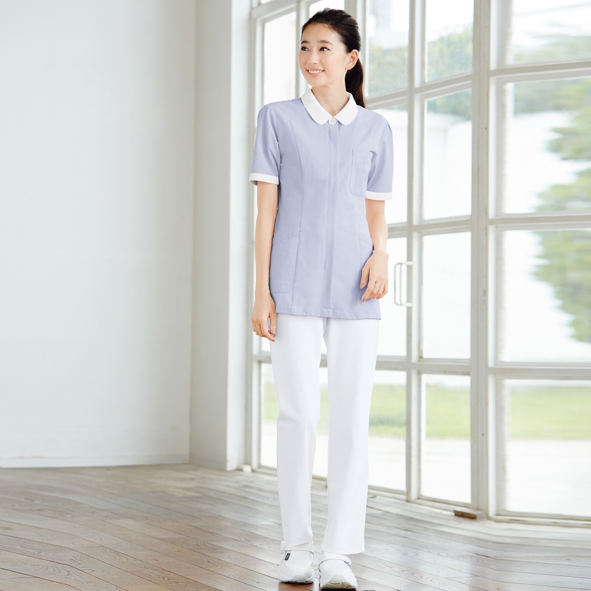 2917 ストレートパンツ｜医療用白衣・介護ユニフォーム・事務服の