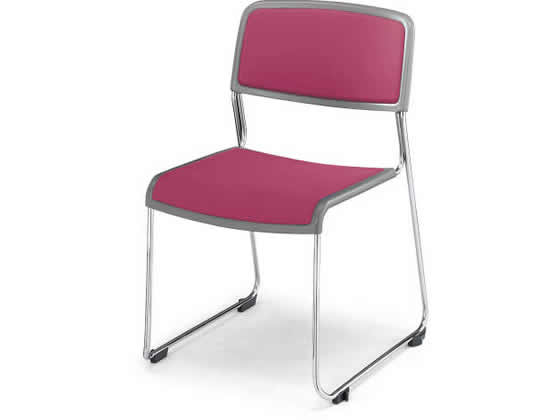 コクヨ 会議用スタッキングチェア布張り モデレートローズ 通販