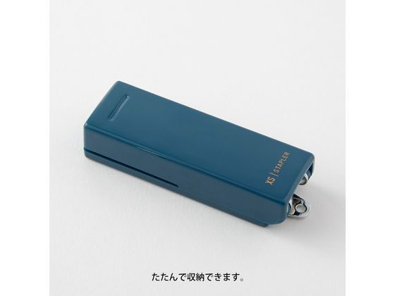 ミドリ(デザインフィル) XS コンパクトホッチキス 紺A 35525006 通販