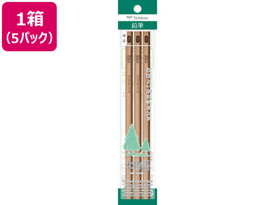 トンボ鉛筆 鉛筆S 木物語 HB 3本×5個 ACG-341 通販【フォレストウェイ】