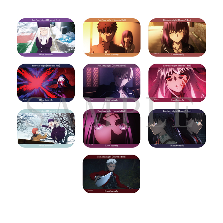 缶バッジ 映画 Fate [Heaven's Feel] 8個セット 缶バッジ 映画 Fate