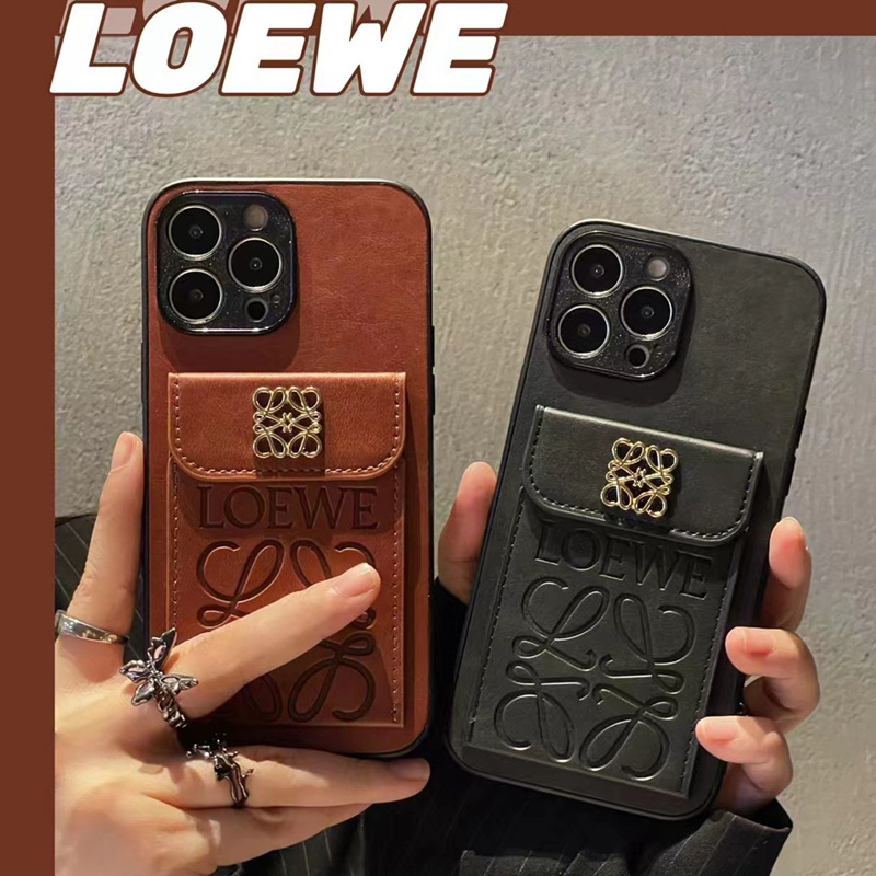 LOEWE ロエベ iPhone 14 pro max ケース ブラック ブランドLoewe