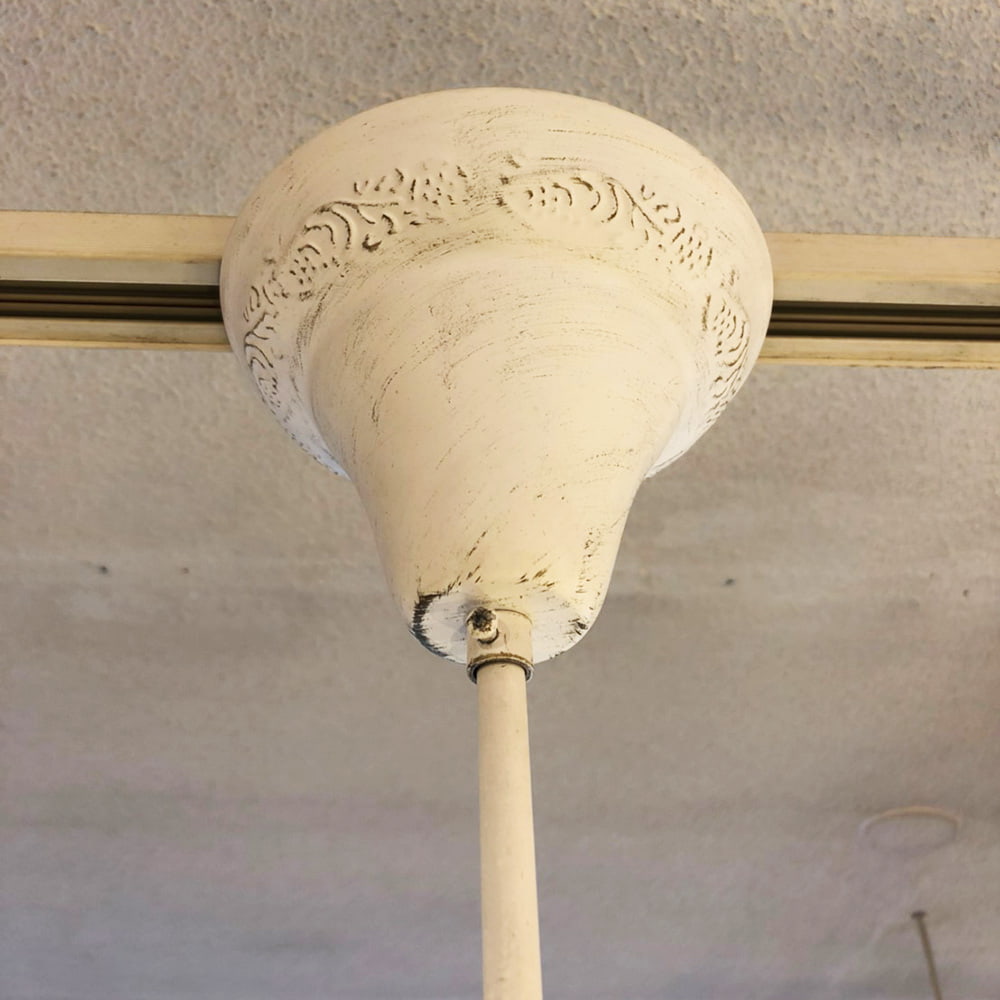 簡易取付] ホワイトアンティーク Marielle オーブ製ペンダントライト