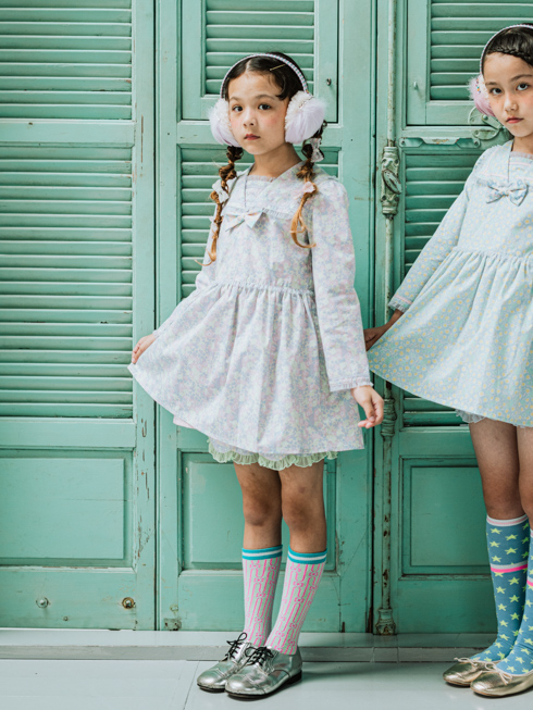 PIERETTE | ベビーワンピース - レインボーフラワー 【公式】fafa