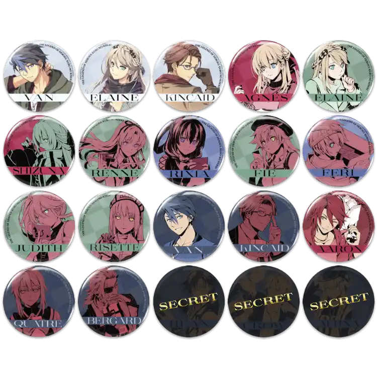 閃の軌跡 軌跡シリーズ Sクラフト缶バッジ リィン 閃の軌跡 軌跡