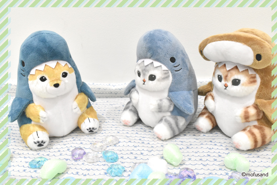 モフサンド サメにゃん超BIGぬいぐるみ 含む28点セット Amazon.co.jp
