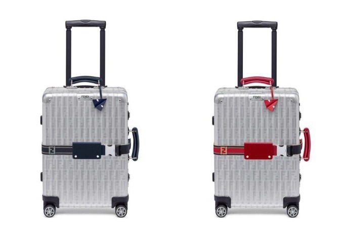 フェンディ×リモワ」コラボスーツケースに新色ブルー＆レッド、紙