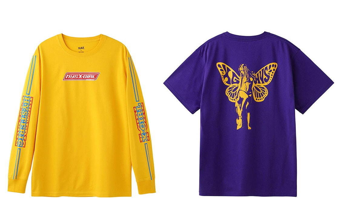 X-girl×ヒステリックグラマーの第2弾コレクション、コラボグラフィック
