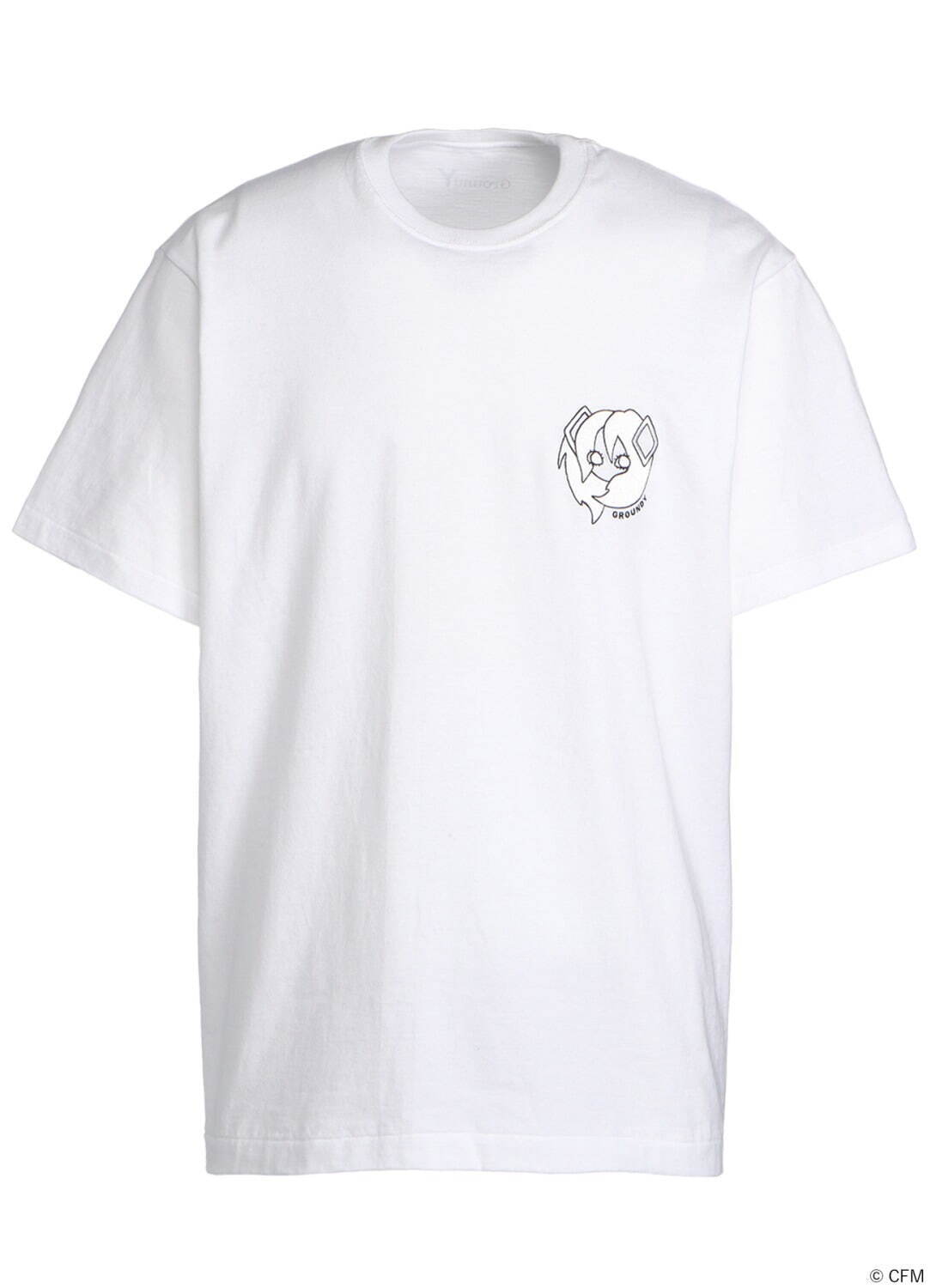 Ground Y×「初音ミク」ミクの髪の毛グラフィック＆フェイスプリントT