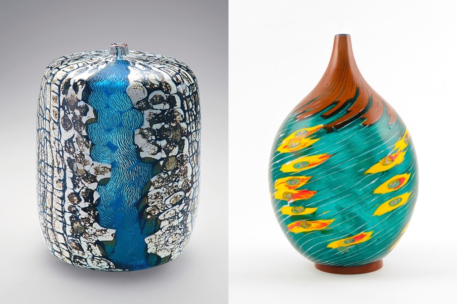 ガラス作家・大平洋一の回顧展が富山市ガラス美術館で、“西洋と東洋の