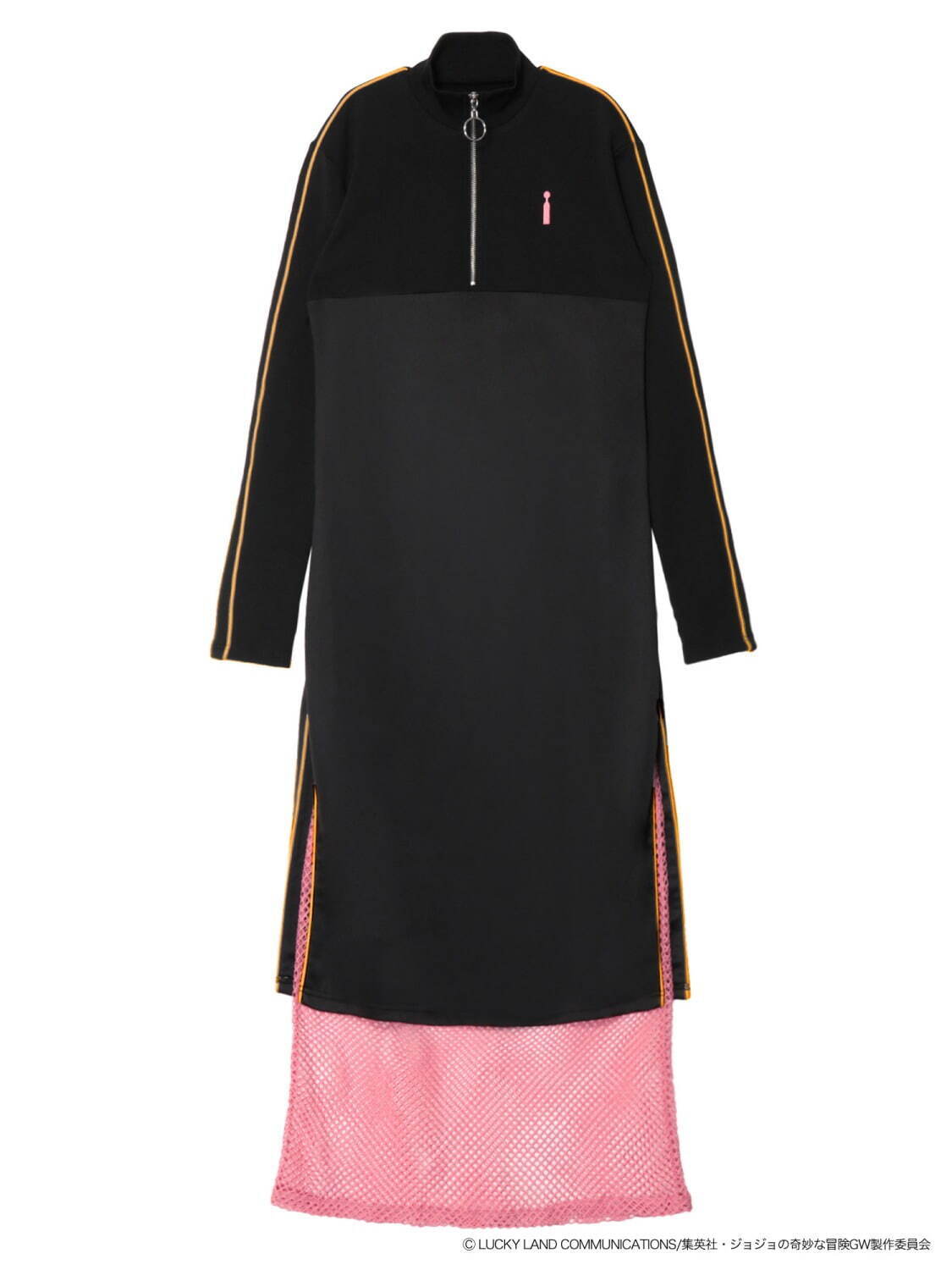 パメオポーズ×『ジョジョの奇妙な冒険 黄金の風』ジョルノ着想ドレス