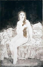 藤田嗣治 レオナール藤田 1924年 絵画「裸婦」 藤田嗣治レオナール藤田