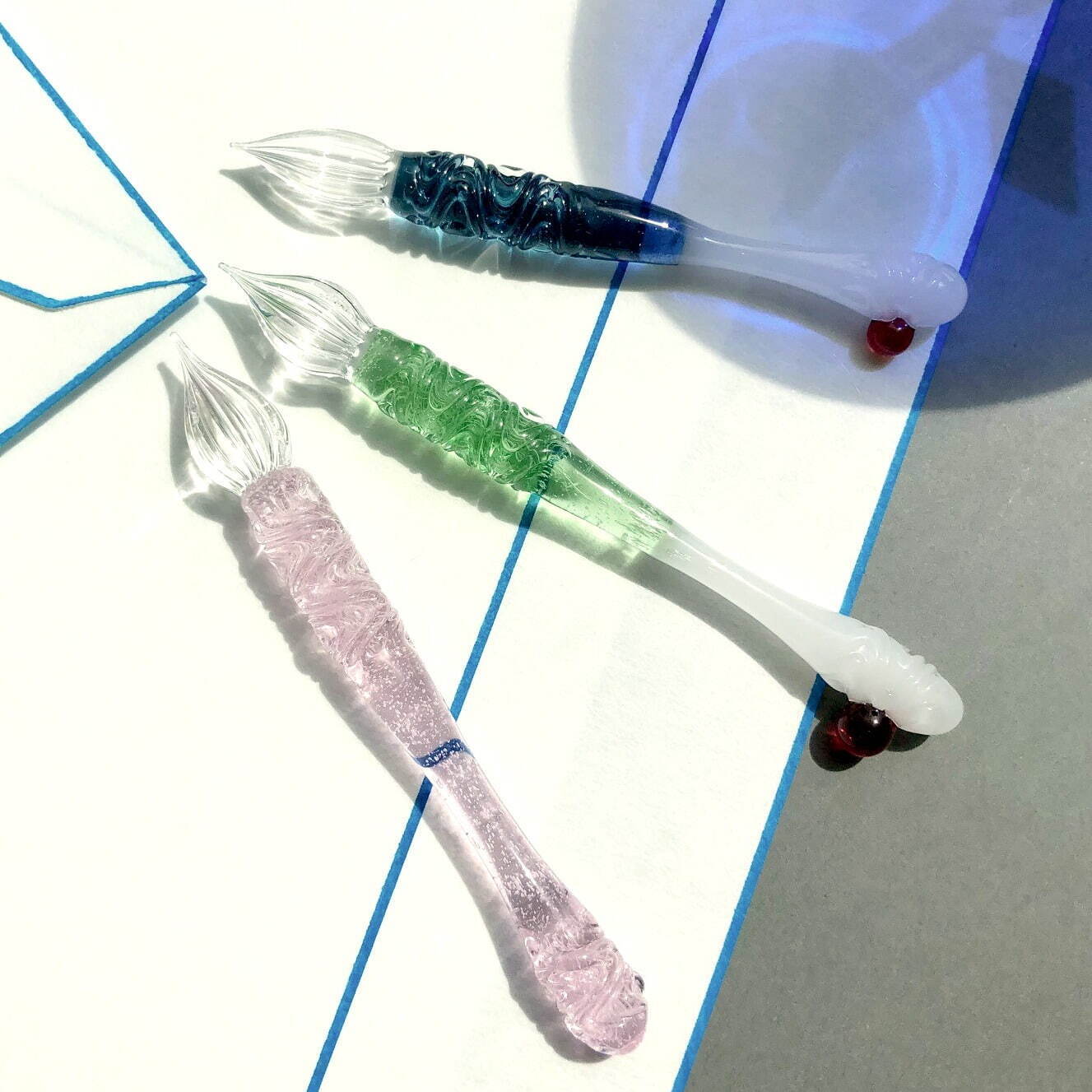 代官山 蔦屋書店「心ときめく ガラスペン」フェア、全国ガラス工芸作家