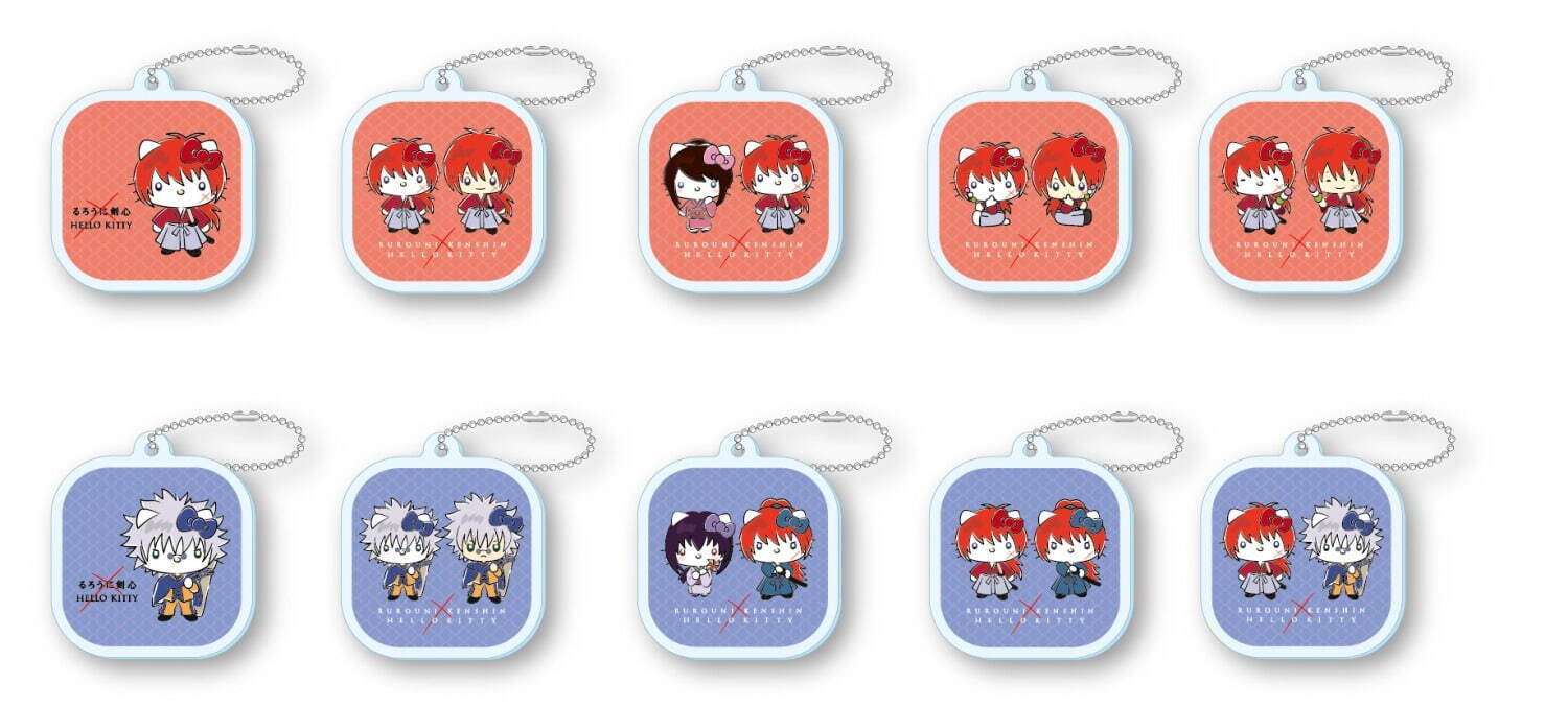 るろうに剣心×ハローキティ」グッズやスイーツパラダイスコラボカフェ