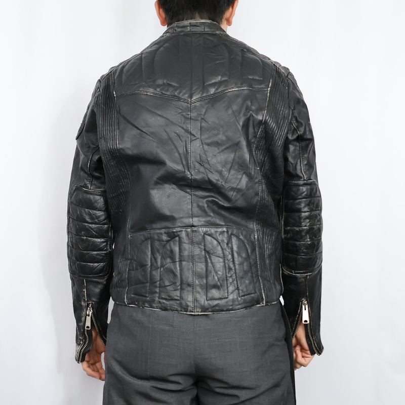 70s 80s 70年代 80年代 シアーズ 黒 ブラック レザージャケット ストア