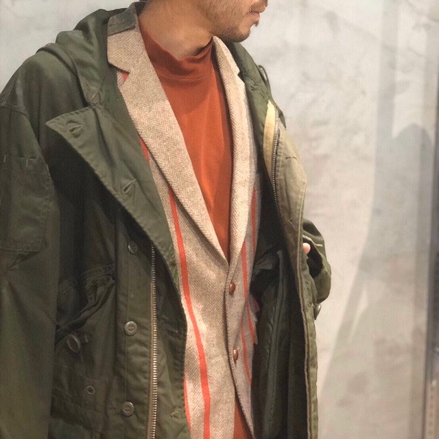 50's CANADIAN ARMY X-51 ナイロンコンバットパーカ ライナー付き S 50