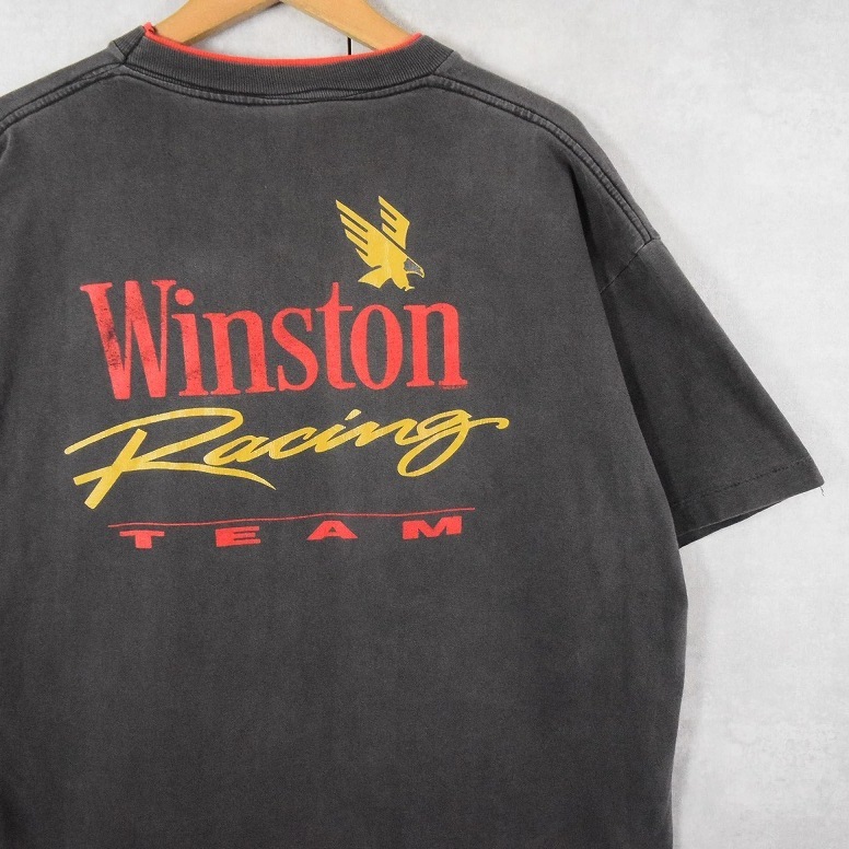 90s 90年代 ウィンストン 黒 ブラック 半袖 フェード│ヴィテージ古着