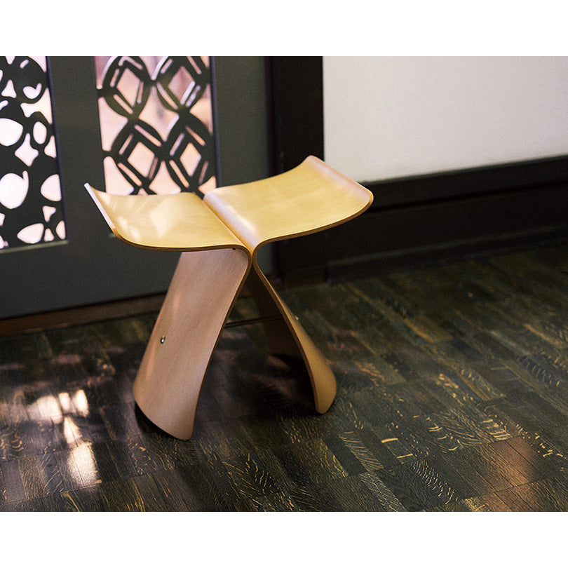 天童木工 バタフライスツール 本体 : ローズウッド板目(ST色)(S-0521RW