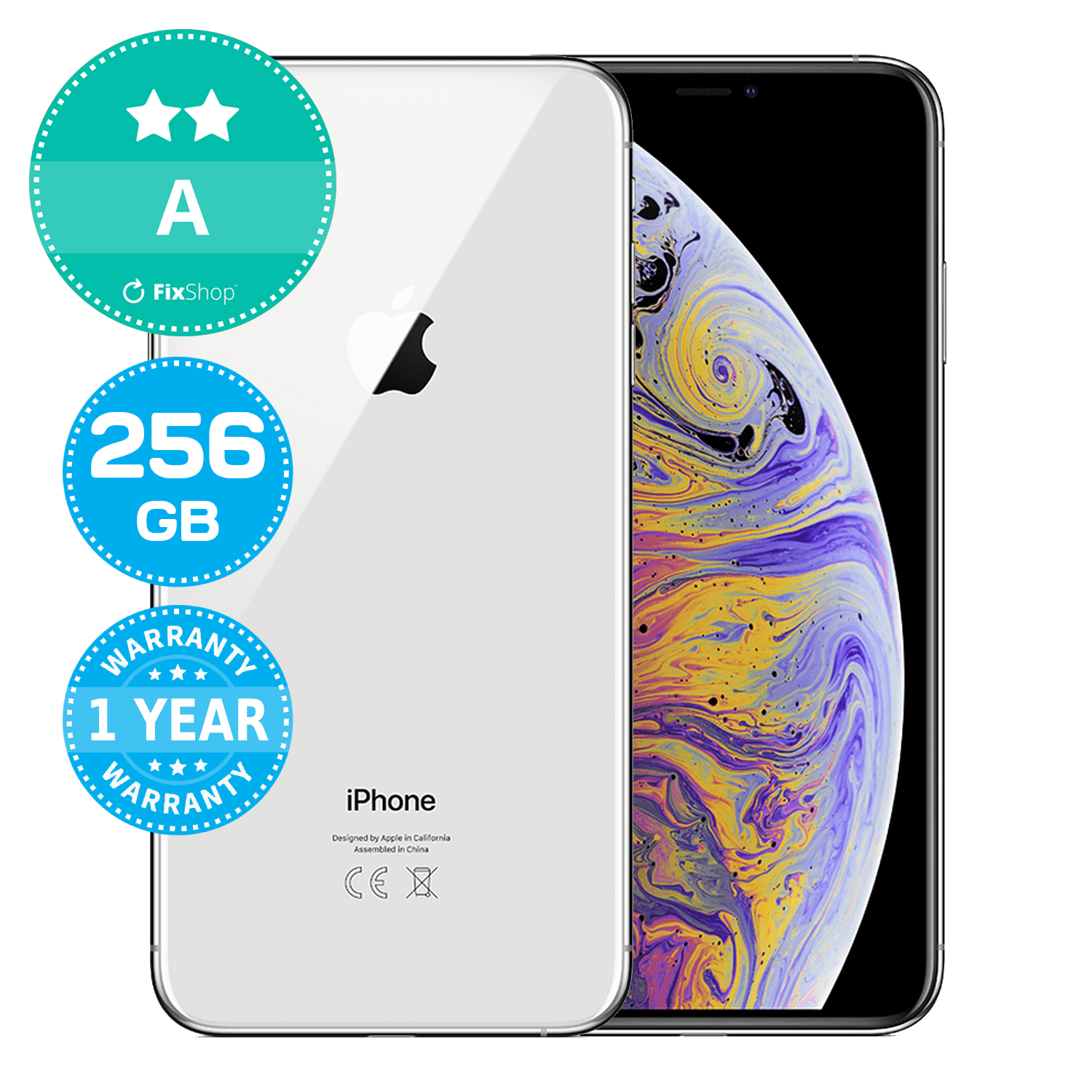 iPhoneXs 256GB SIMフリー シルバー 本体 Apple iPhone XS 256GB SIM