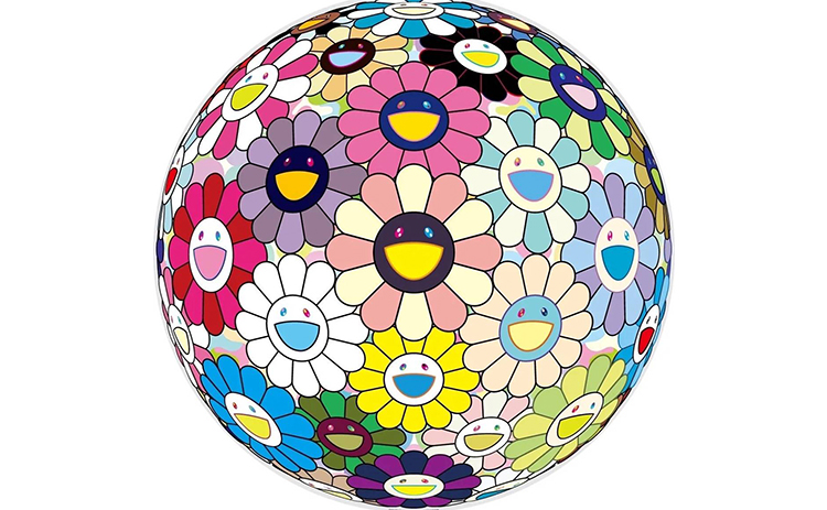 村上隆 版画 祈りED300 村上隆 版画 【初恋 そして我思う、今夜の