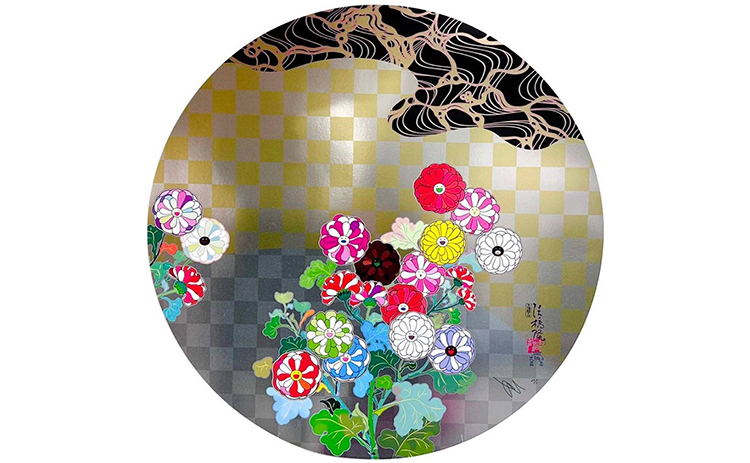 フラワーボール カラフル、ミラクル、スパークル 村上隆 ED300