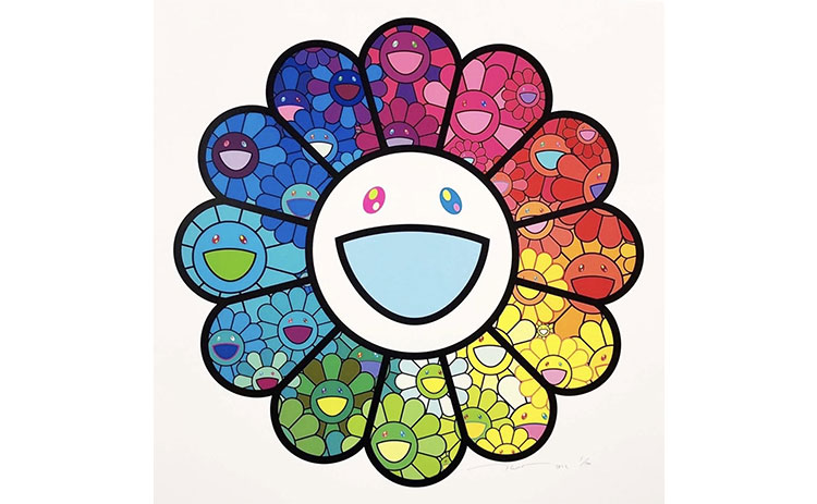 村上隆 ポスター マルチバース、フラワー 6月27日(火)12時よりWEB