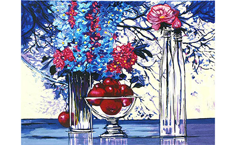 ブルーの窓辺』ミッシェル・アンリ | 絵画・アート販売 ギャラリー