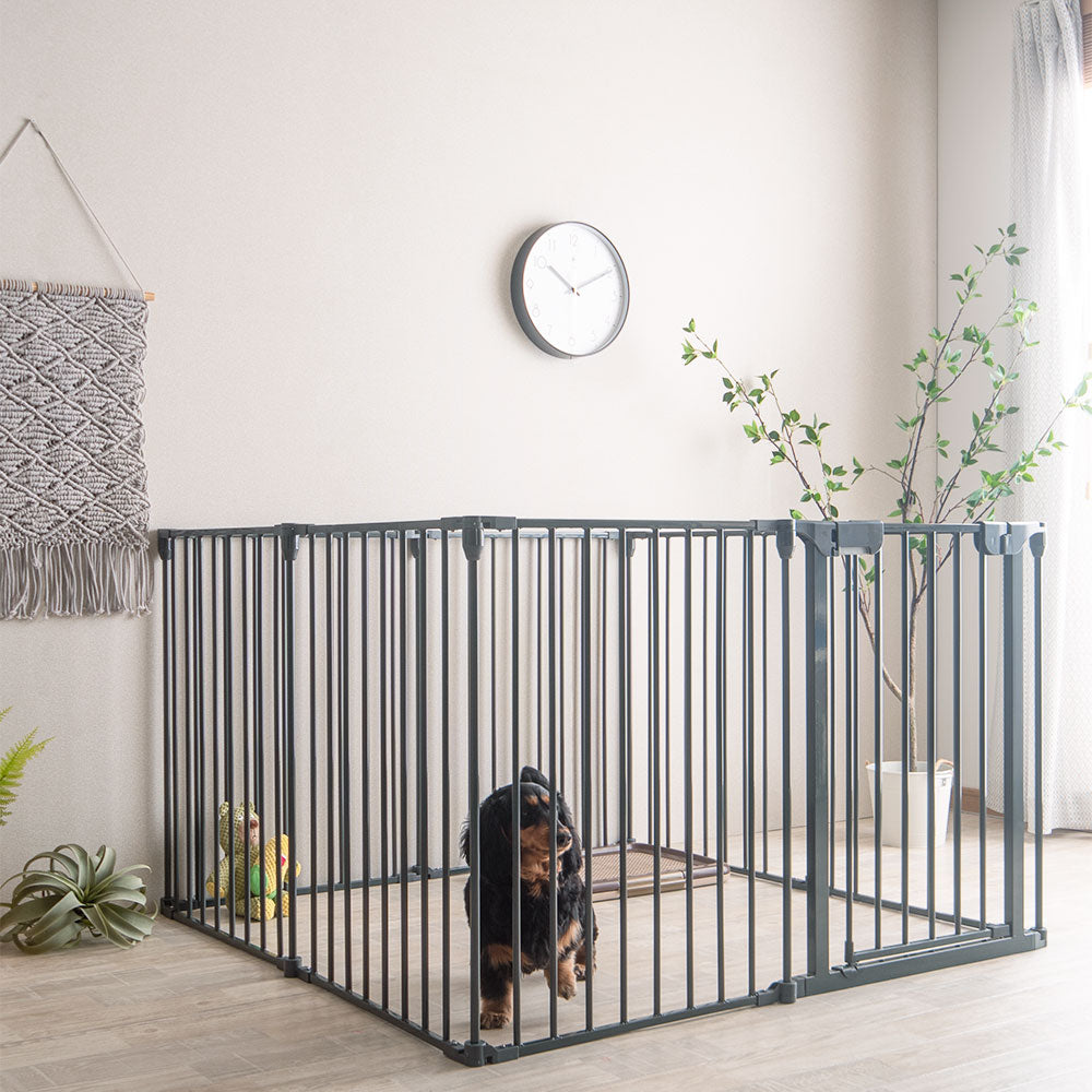 あす着]ペットゲージ 檻 ペット用サークル ドア付 折りたたみ可能