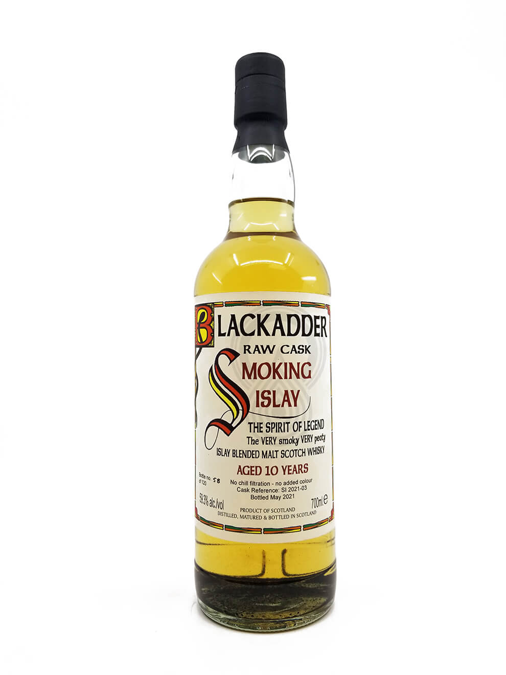 Blackadder Smoking Islay | First Fill Spirits: Curate | Learn