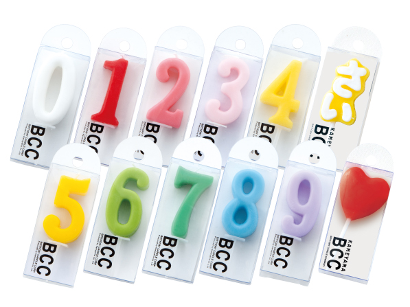 ◇オーダー用◇ダイカット 数字 ハート キャンドル ロウソク