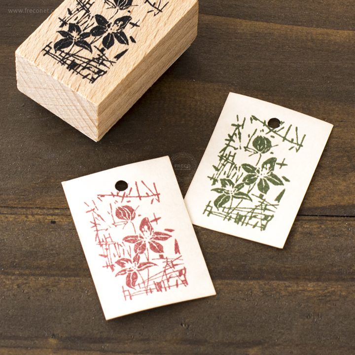 小徑文化×夏米花園オリジナルスタンプ 花開 Vol.2 日曜花シリーズ／F