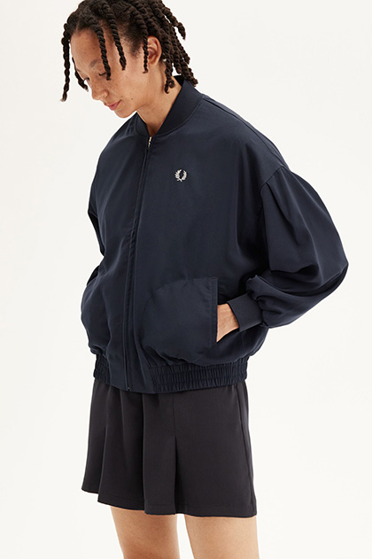 Fred Perry ネイビー ブルゾンジャケット