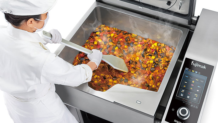 新時代の万能調理機器 バリオ シリーズ／大容量パン 煮る、焼く