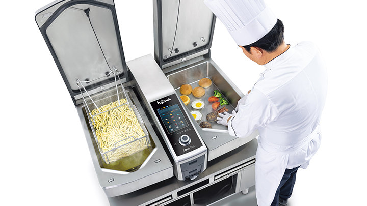 バリオ シリーズ／デュアルパン 複数メニューの同時調理・連続調理を