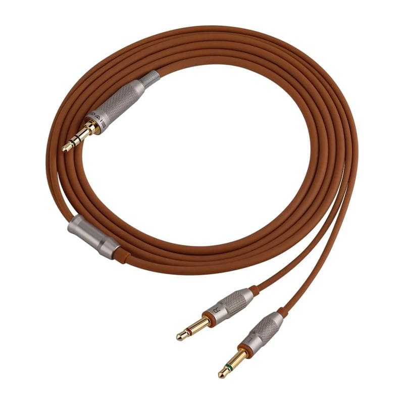 SIVGA SIV-LUAN ヘッドホン用ケーブル 3.5mm - 3.5mm 2極(LR)(ブラウン