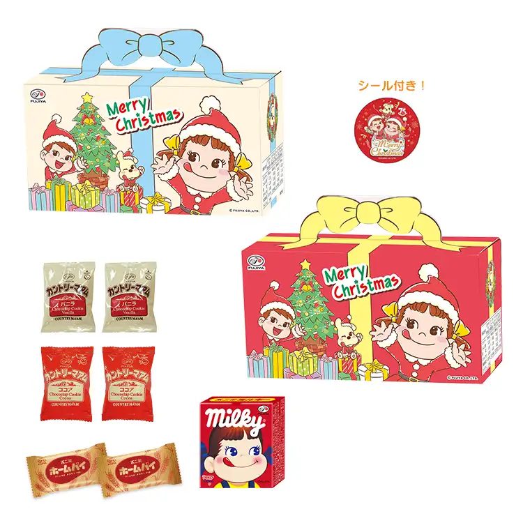 専用☆昭和レトロ☆ペコちゃん クリスマスお菓子BOX 空箱 不二家 昭和