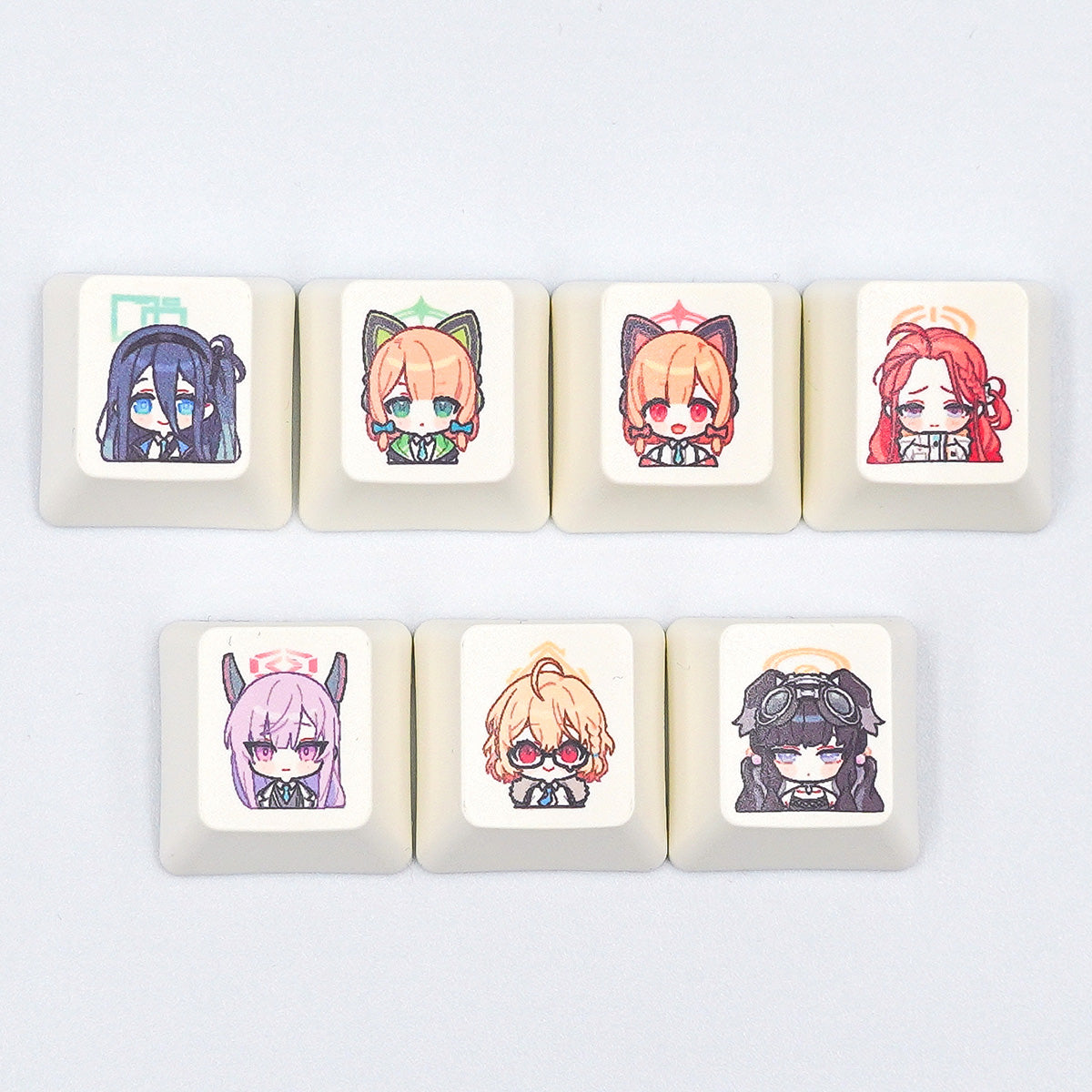 ふもコレ×ブルーアーカイブ キーキャップセット ミレニアムサイエンス