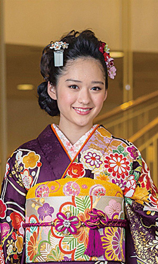 京友禅振袖・紫色・金駒刺繍┃伝統古典【菊京屋】