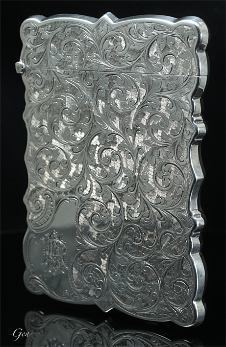 ☆英国☆1920年代/アンティーク/純銀製/カードケース/イギリス/925