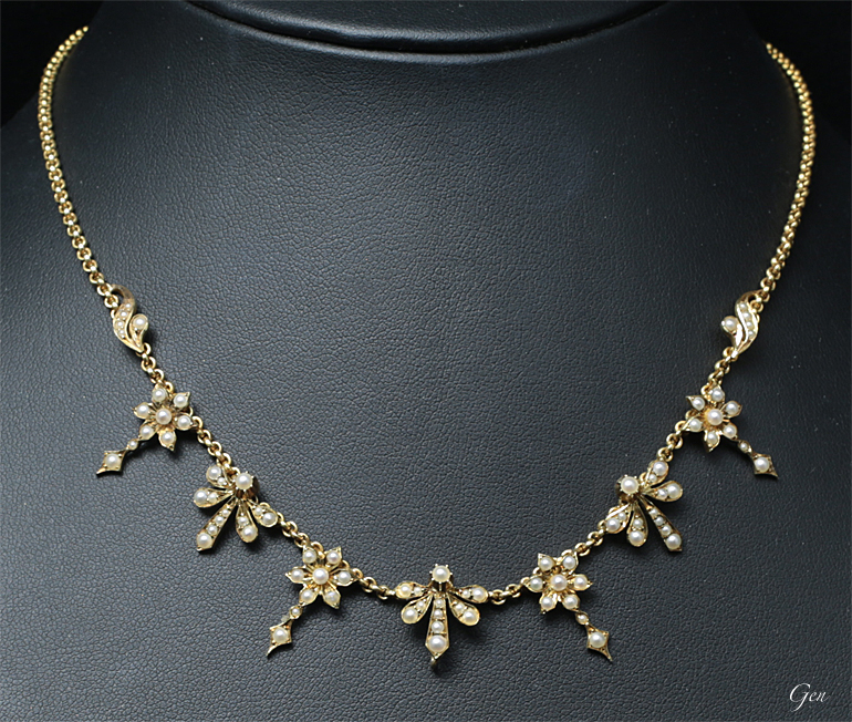 シードパール（天然真珠） ネックレス｜アンティークジュエリー ルネサンス