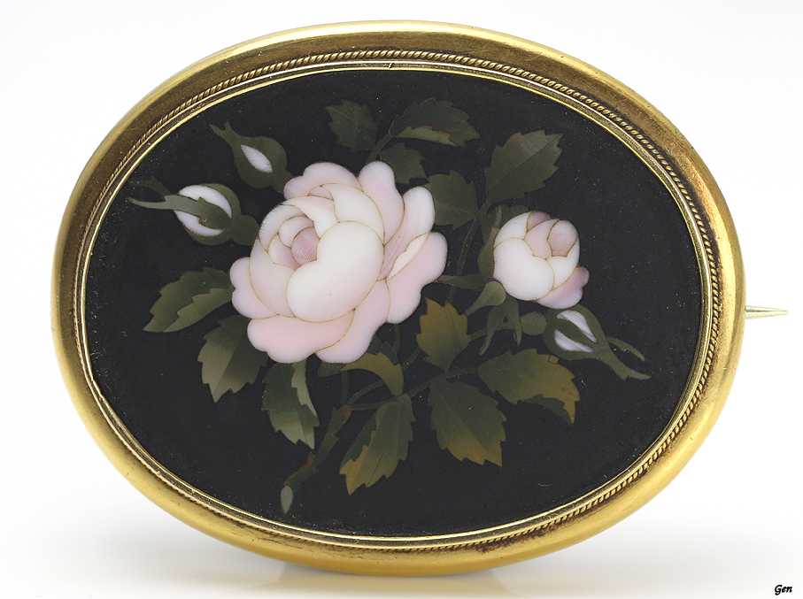 フローレンスモザイク（ピエトラドュラ） アンティークジュエリー