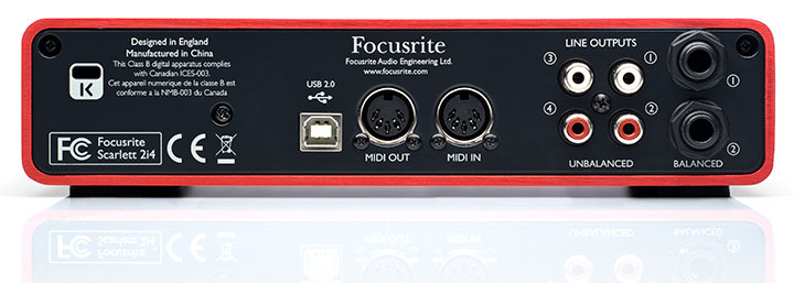 Focusrite Scarlett 2i4 | DJ Sound Cards | DJ Equipment