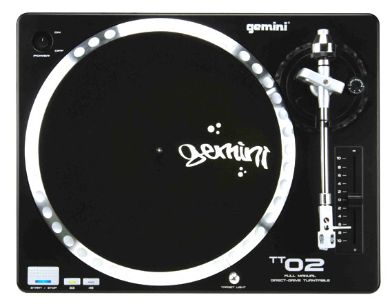 Gemini TT-02 | DJ Turntables | DJ Equipments | 123dj.com