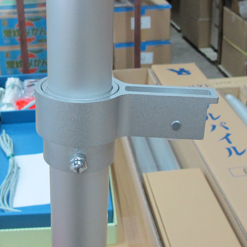 アカセ 鯉のぼり パワーポール 10M 回転滑車付 ポールのみ アルミ製