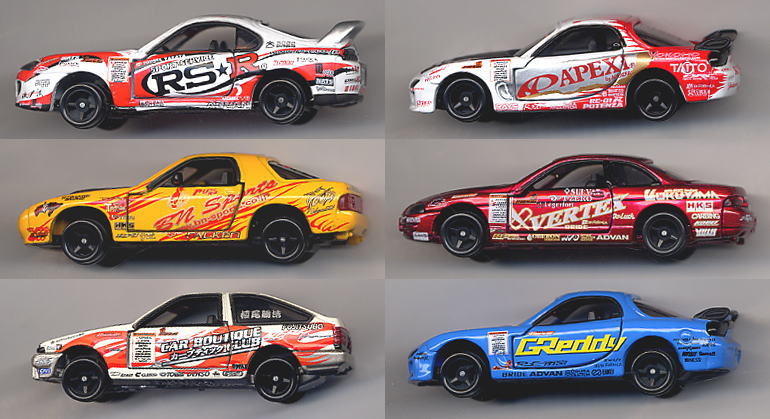 トミカ D1グランプリシリーズ 6台セット D1 グランプリ 6種類アソート