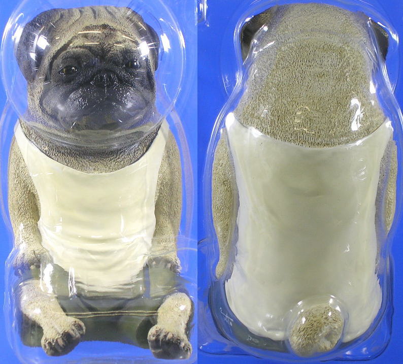 朝隈俊男 コレクション 犬の留守番 PART-2 パグ フィギュア 朝隈俊男