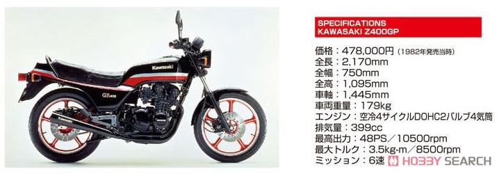 カワサキ Z400GP (プラモデル) - ホビーサーチ カーモデル